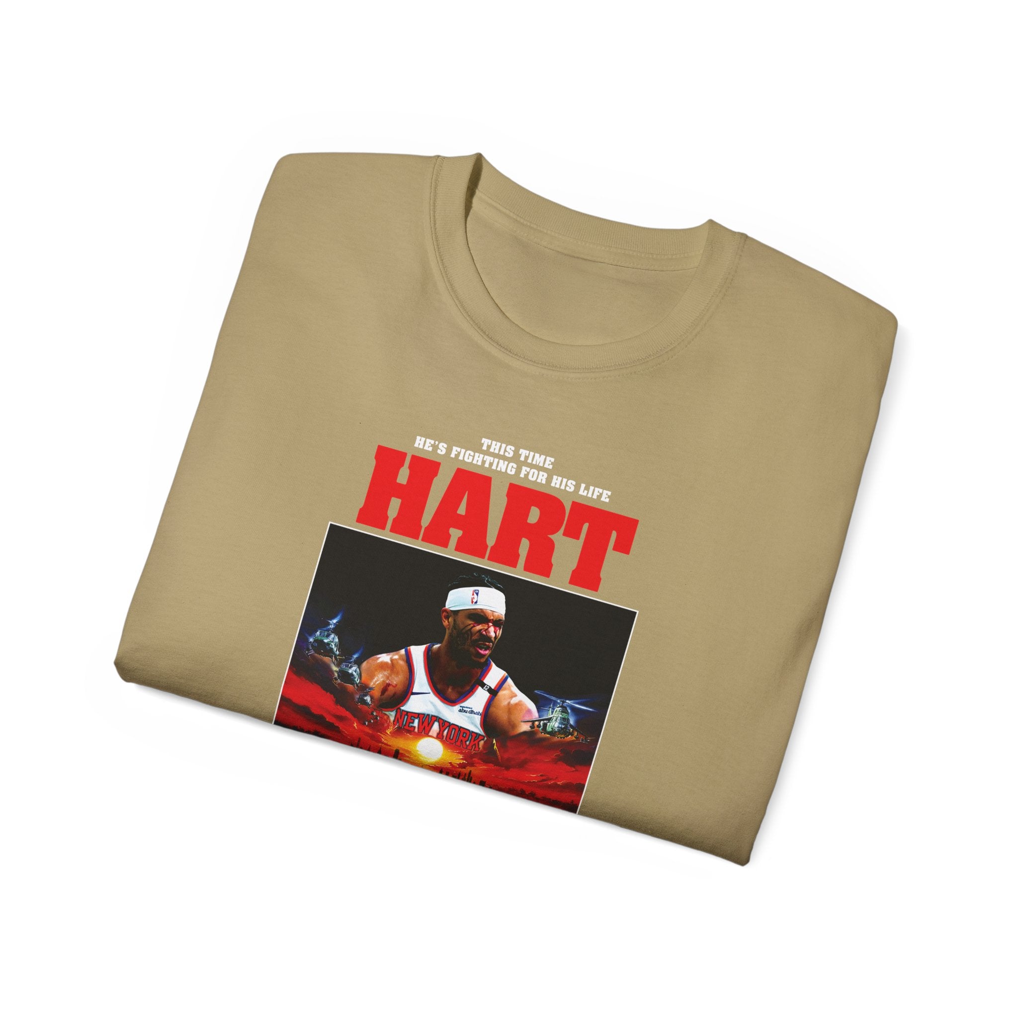 Hart First Blood Tee | Retro Boxing Movie Poster Style