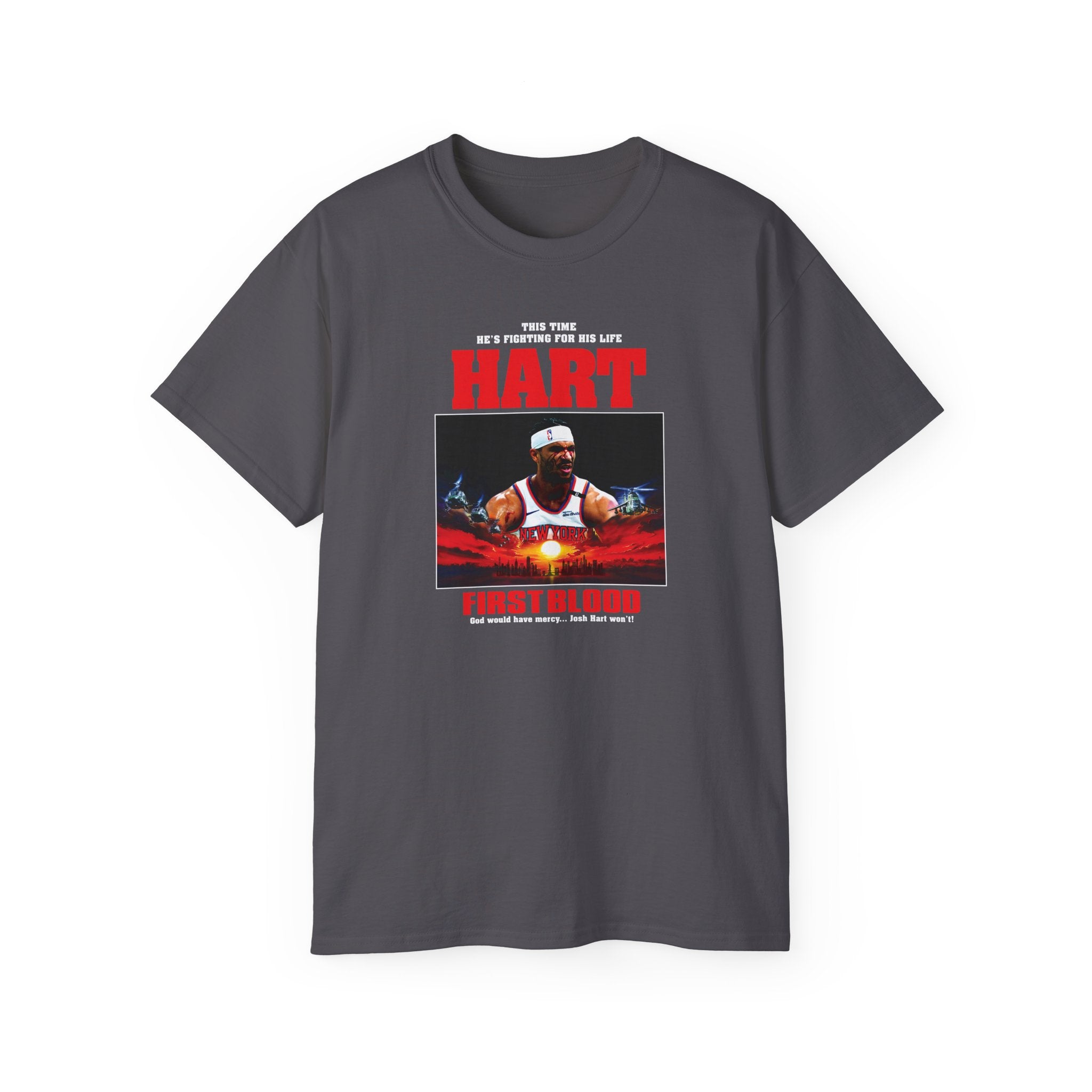 Hart First Blood Tee | Retro Boxing Movie Poster Style