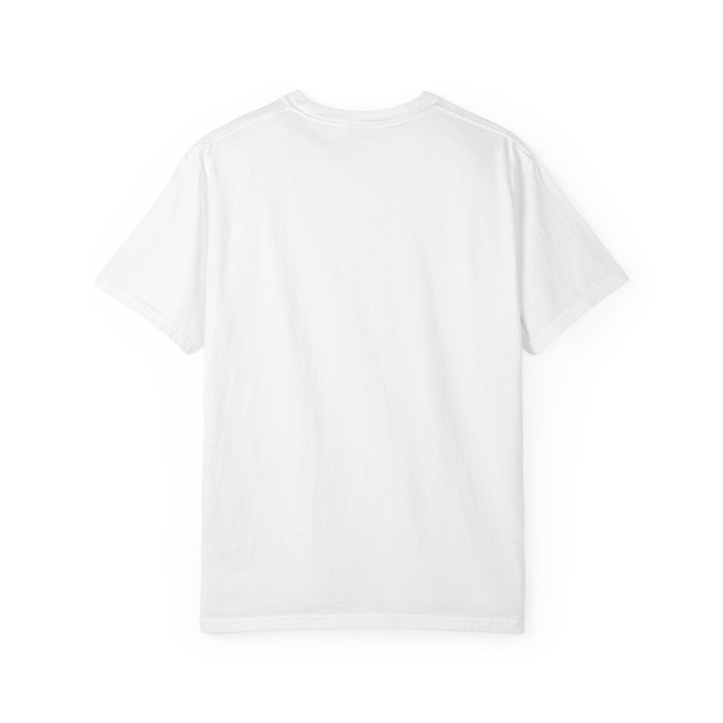 Portrait Illustration T-shirt | Vintage Frame, Script Text