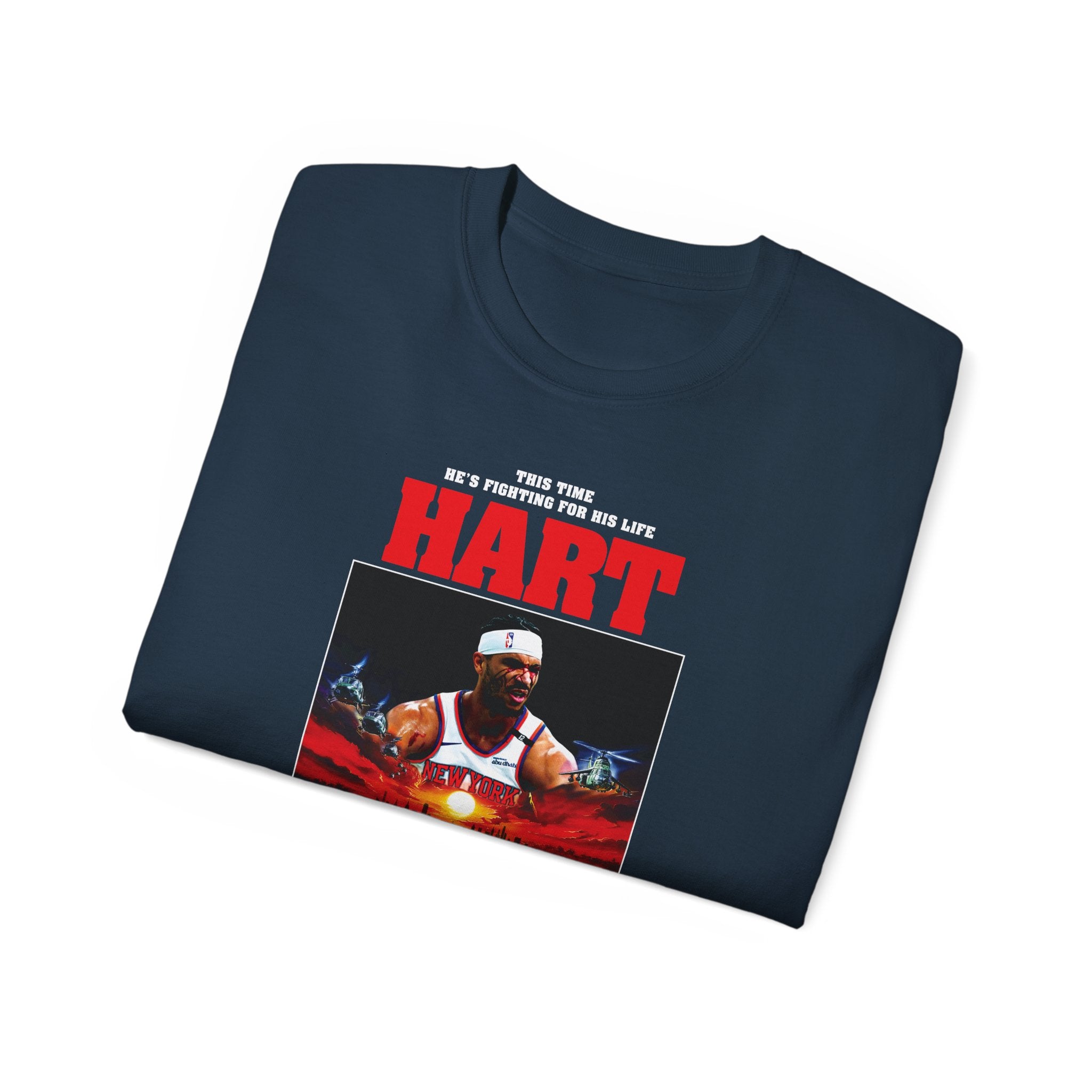 Hart First Blood Tee | Retro Boxing Movie Poster Style