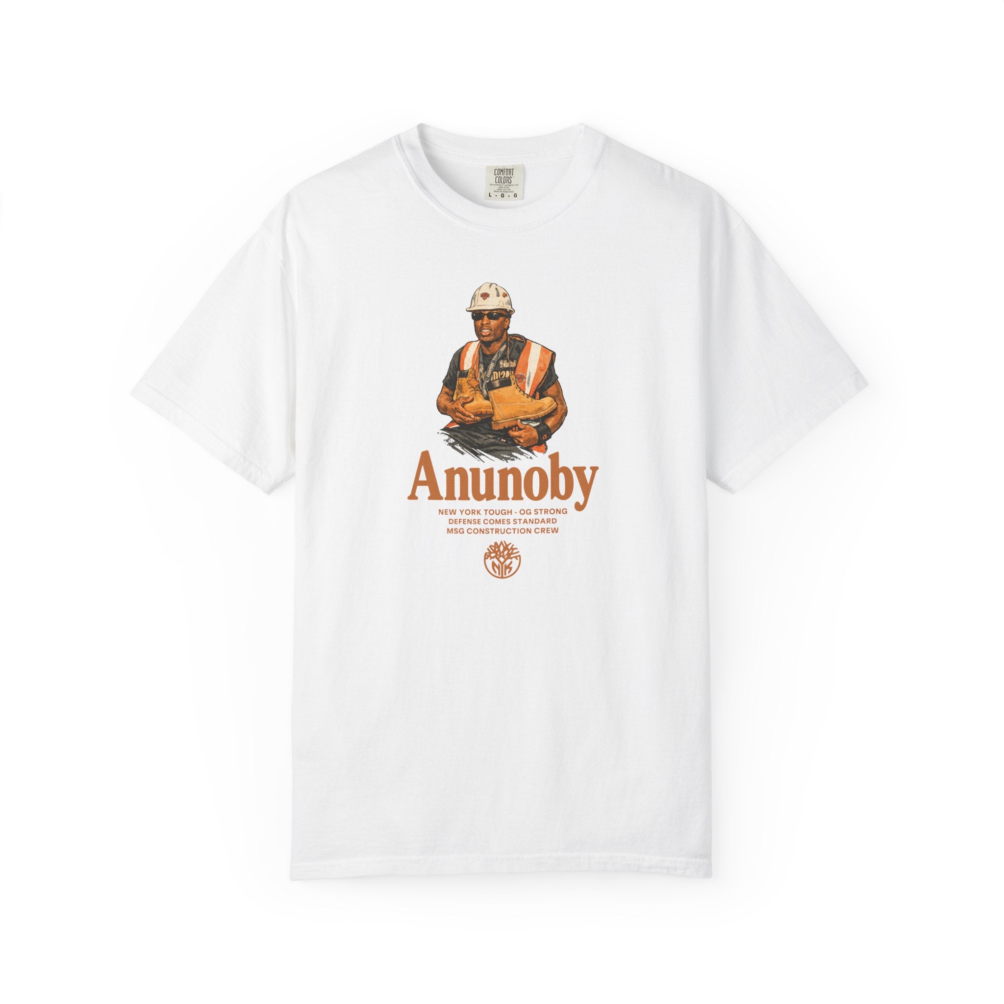 Construction Worker Illustration T-shirt | Anunoby Portrait Tee