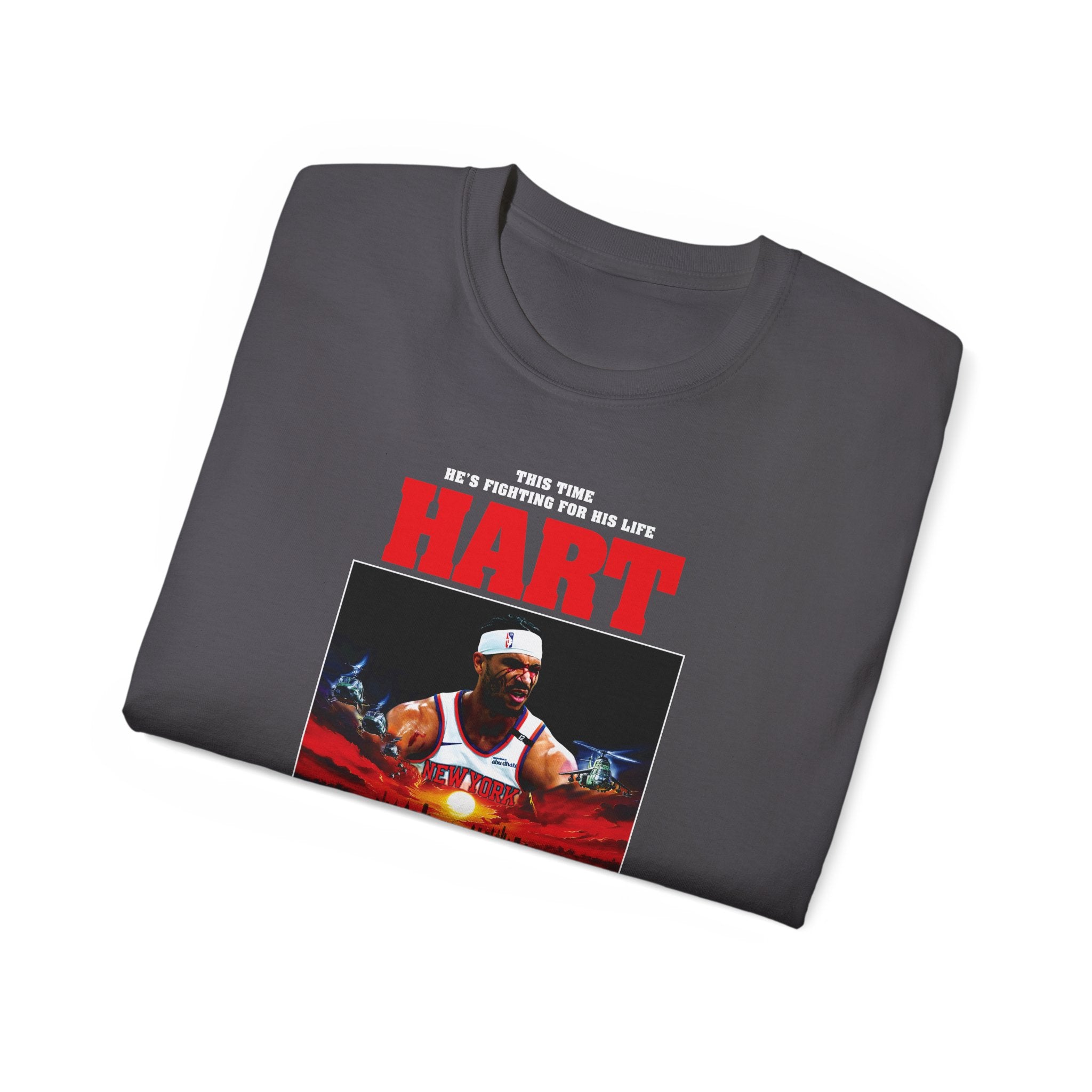 Hart First Blood Tee | Retro Boxing Movie Poster Style