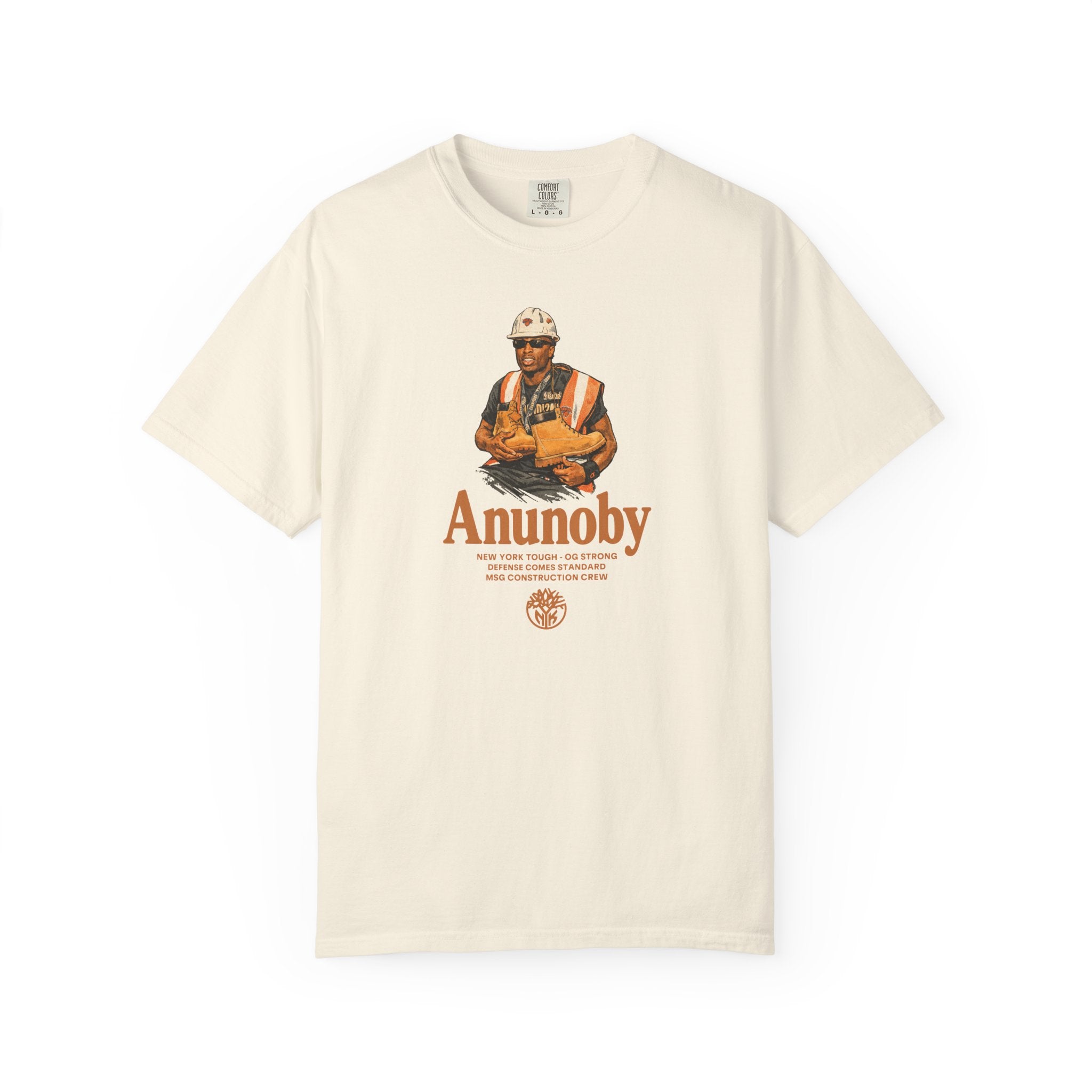 Construction Worker Illustration T-shirt | Anunoby Portrait Tee