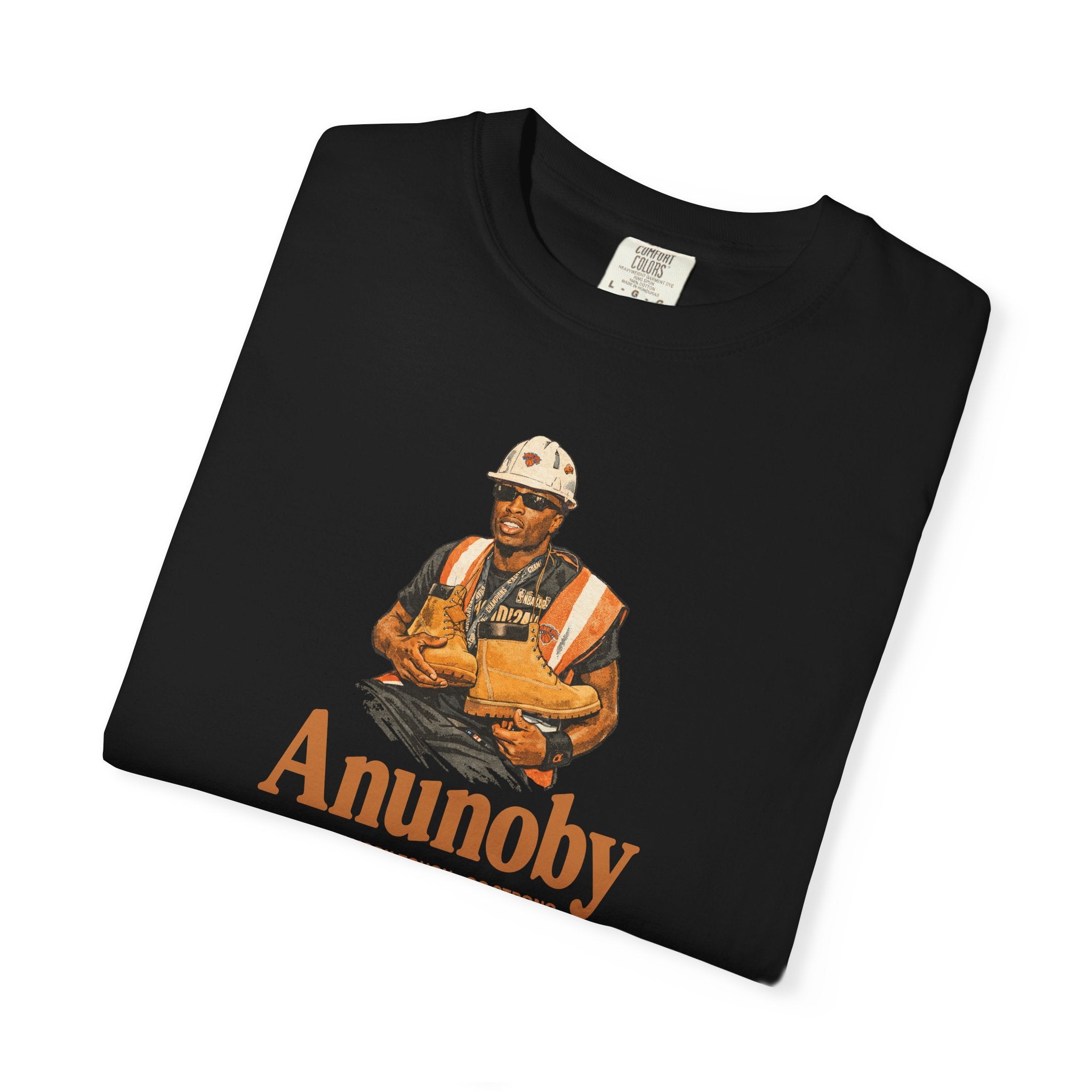 Construction Worker Illustration T-shirt | Anunoby Portrait Tee