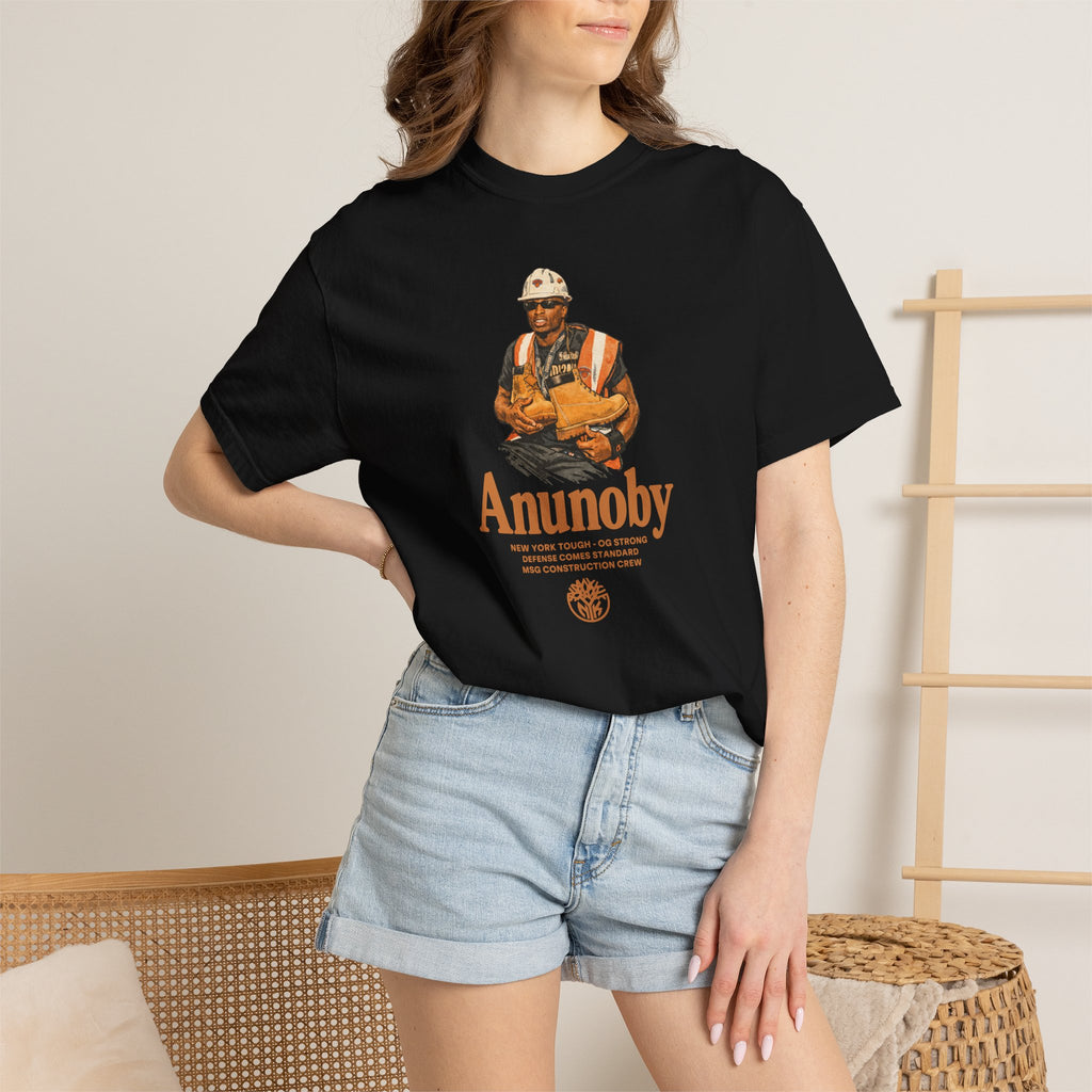 Construction Worker Illustration T-shirt | Anunoby Portrait Tee