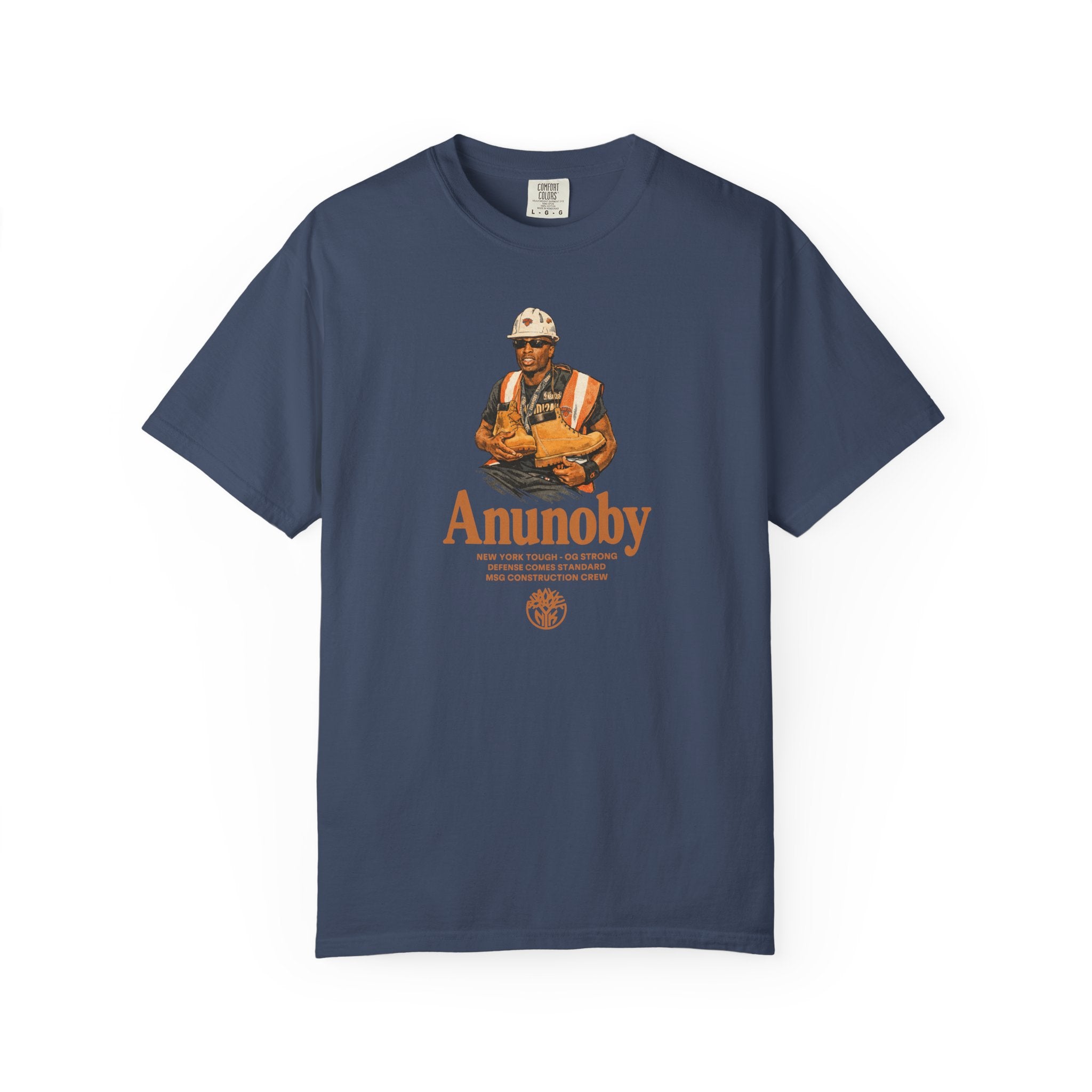 Construction Worker Illustration T-shirt | Anunoby Portrait Tee