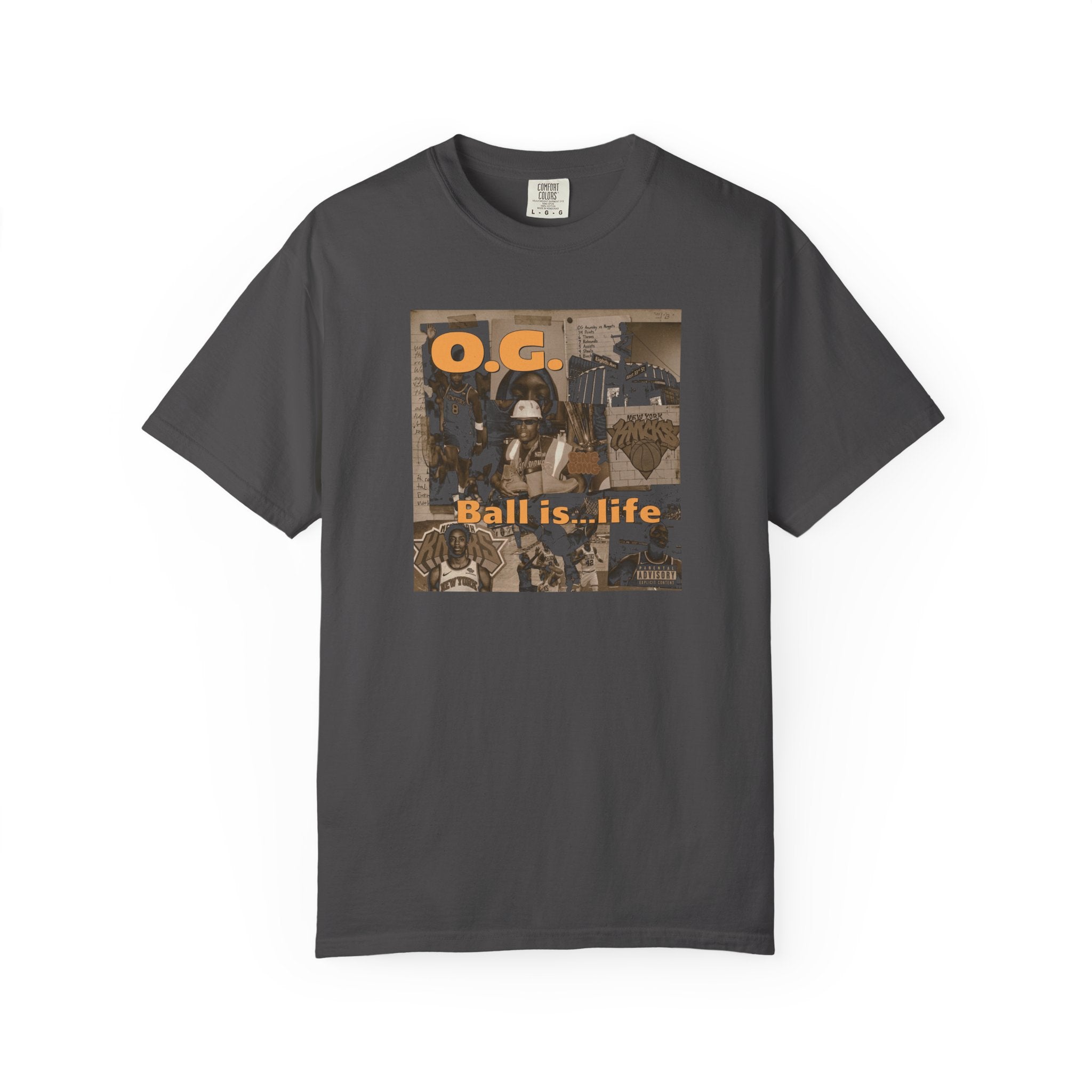 OG Hip Hop Collage T-Shirt | Ball is Life Graphic Tee