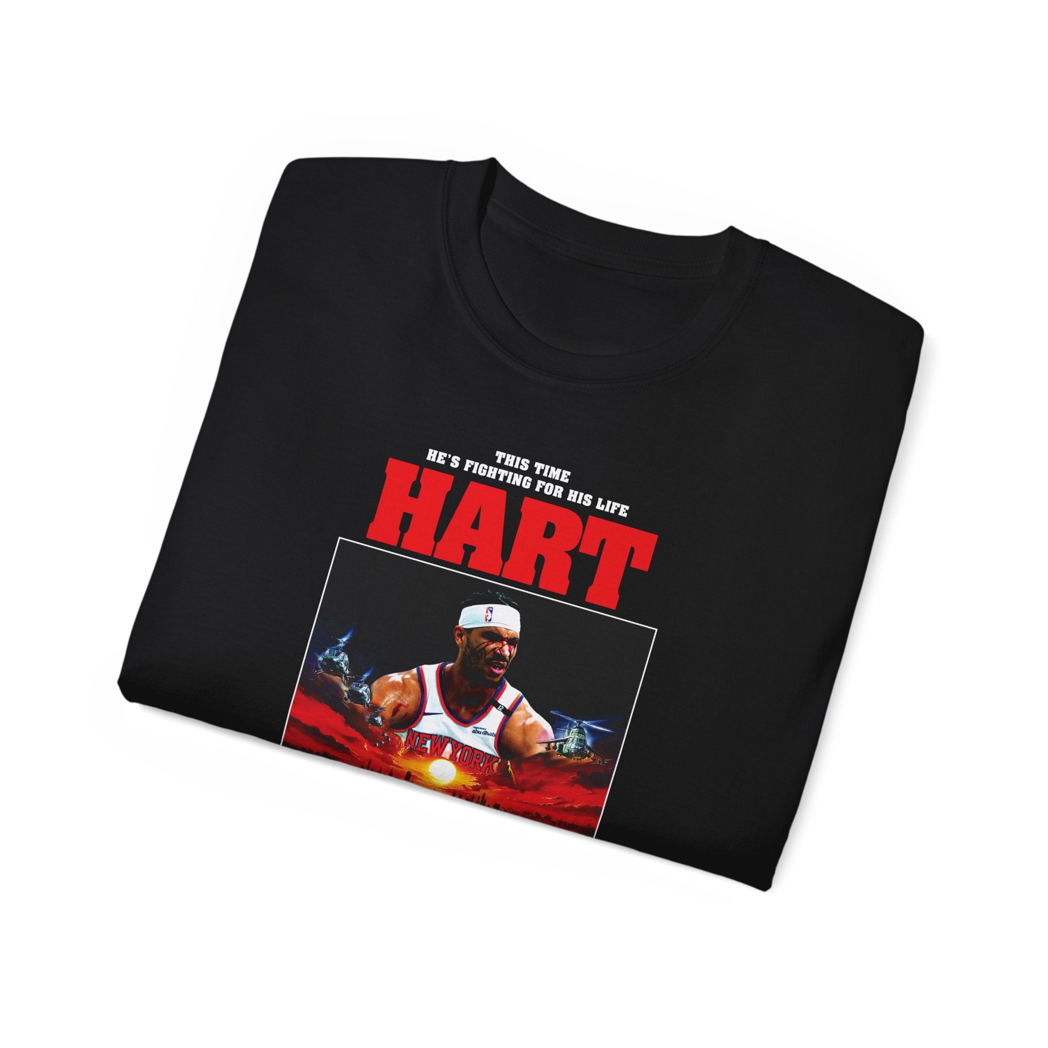 Hart First Blood Tee | Retro Boxing Movie Poster Style