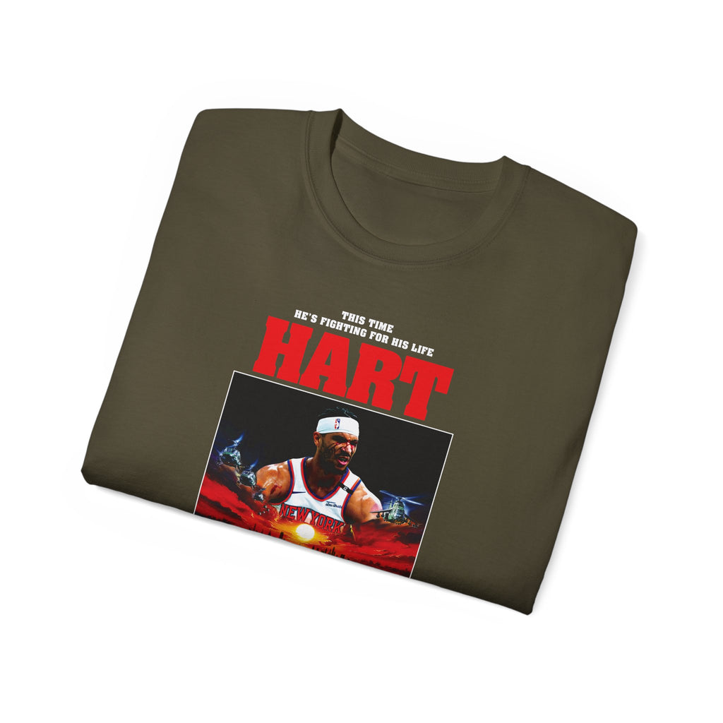 Hart First Blood Tee | Retro Boxing Movie Poster Style